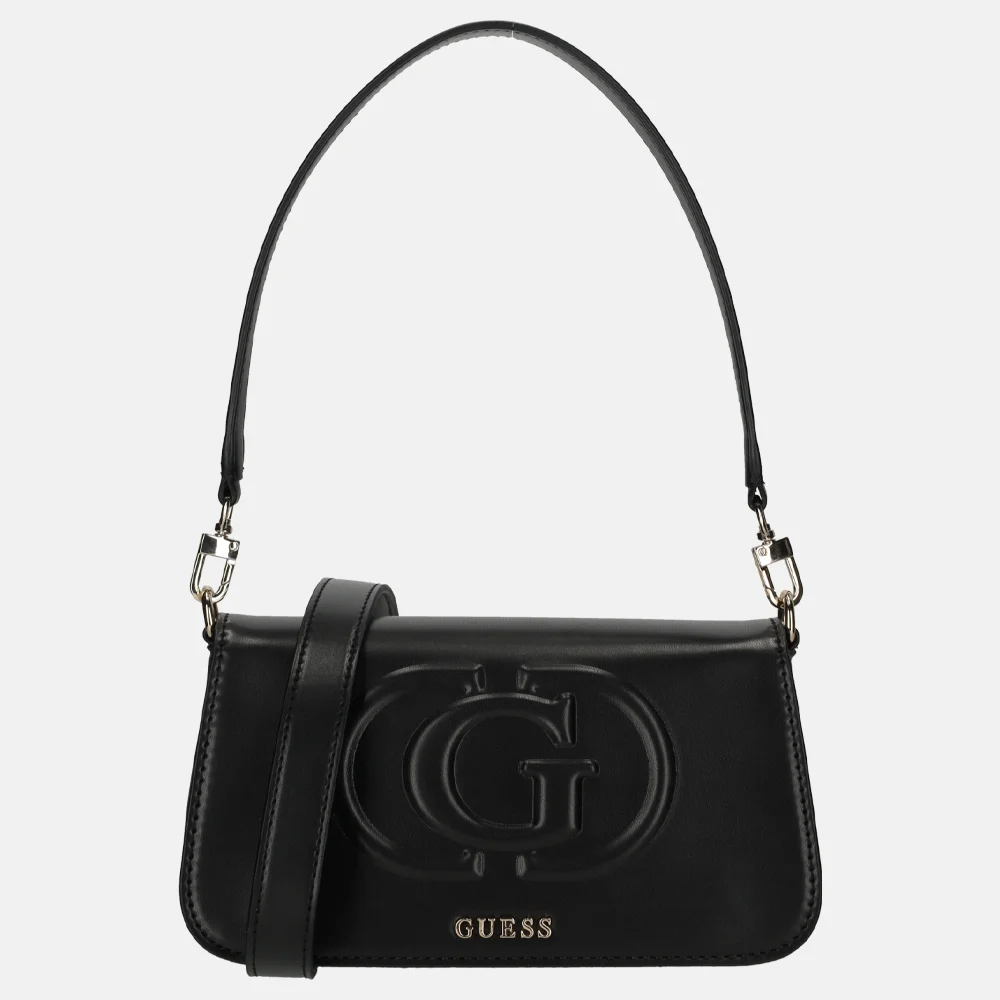 Guess Mietta flap schoudertas black